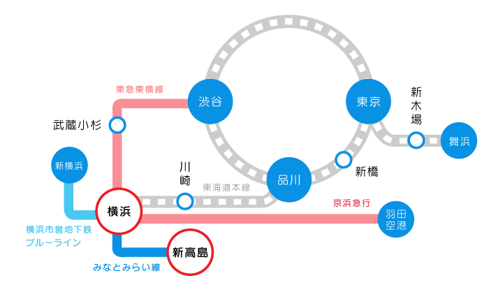 周辺路線図